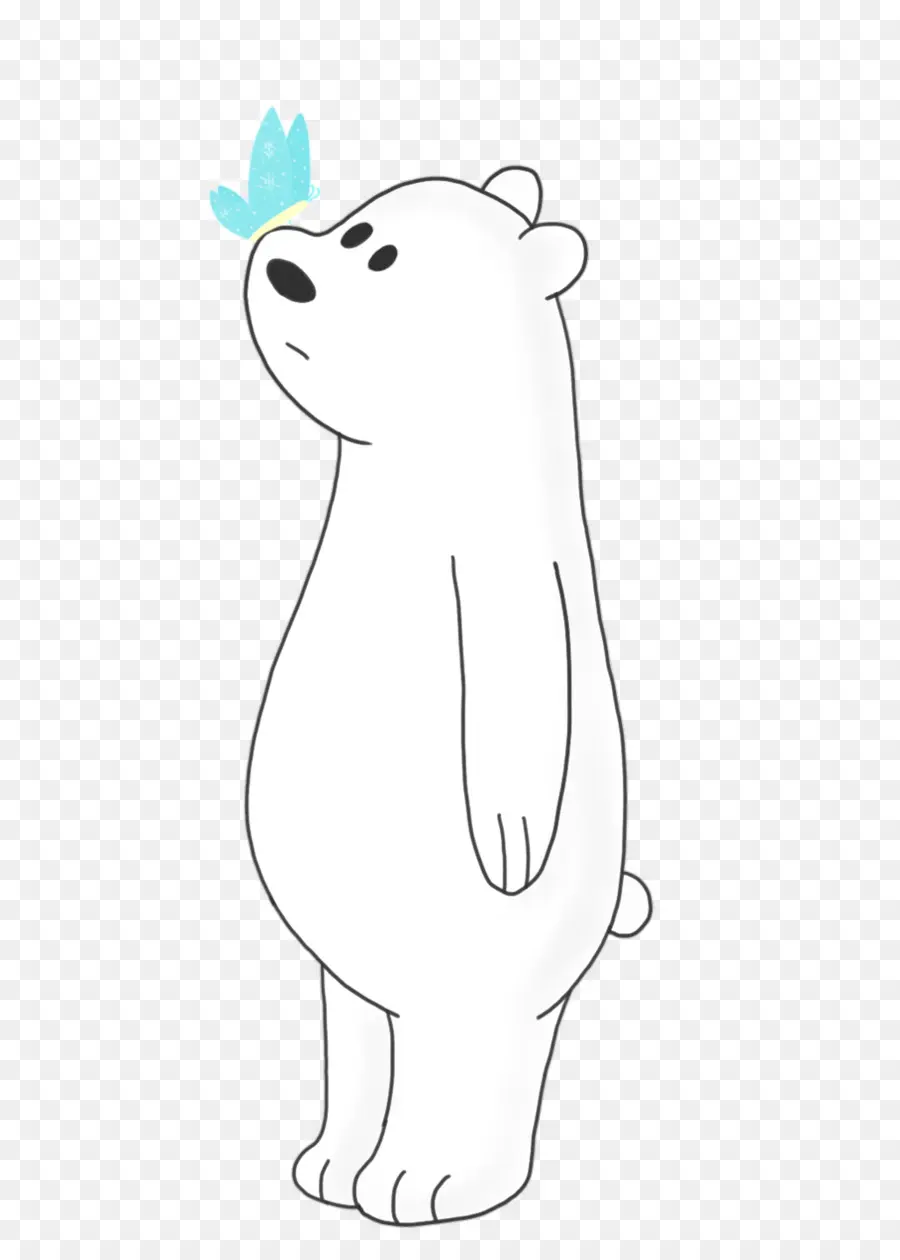 Urso Polar，Desenho PNG