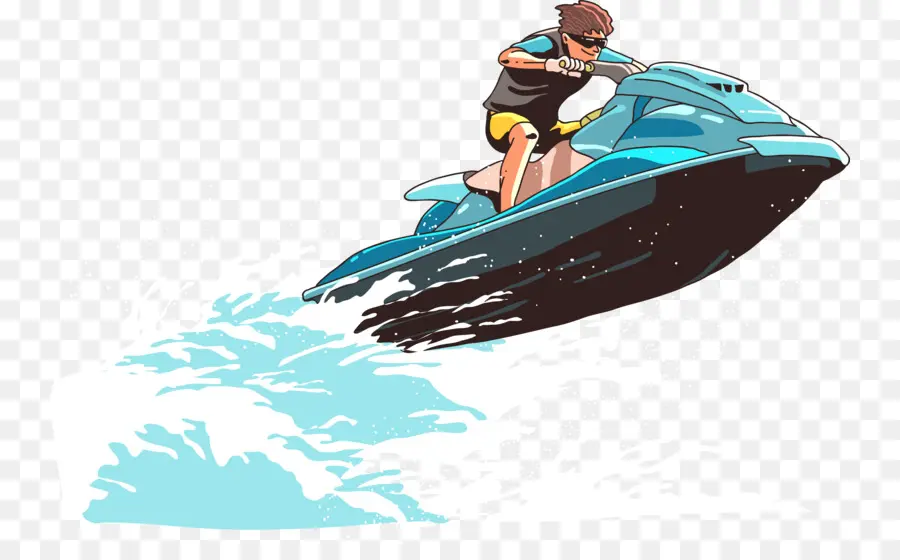 Motos De água，Ski PNG