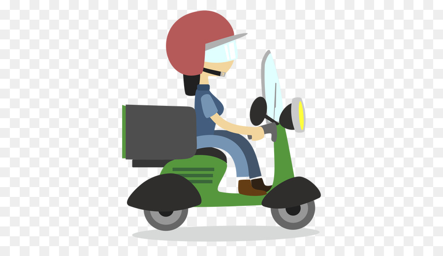 Scooter De Entrega，Correio PNG