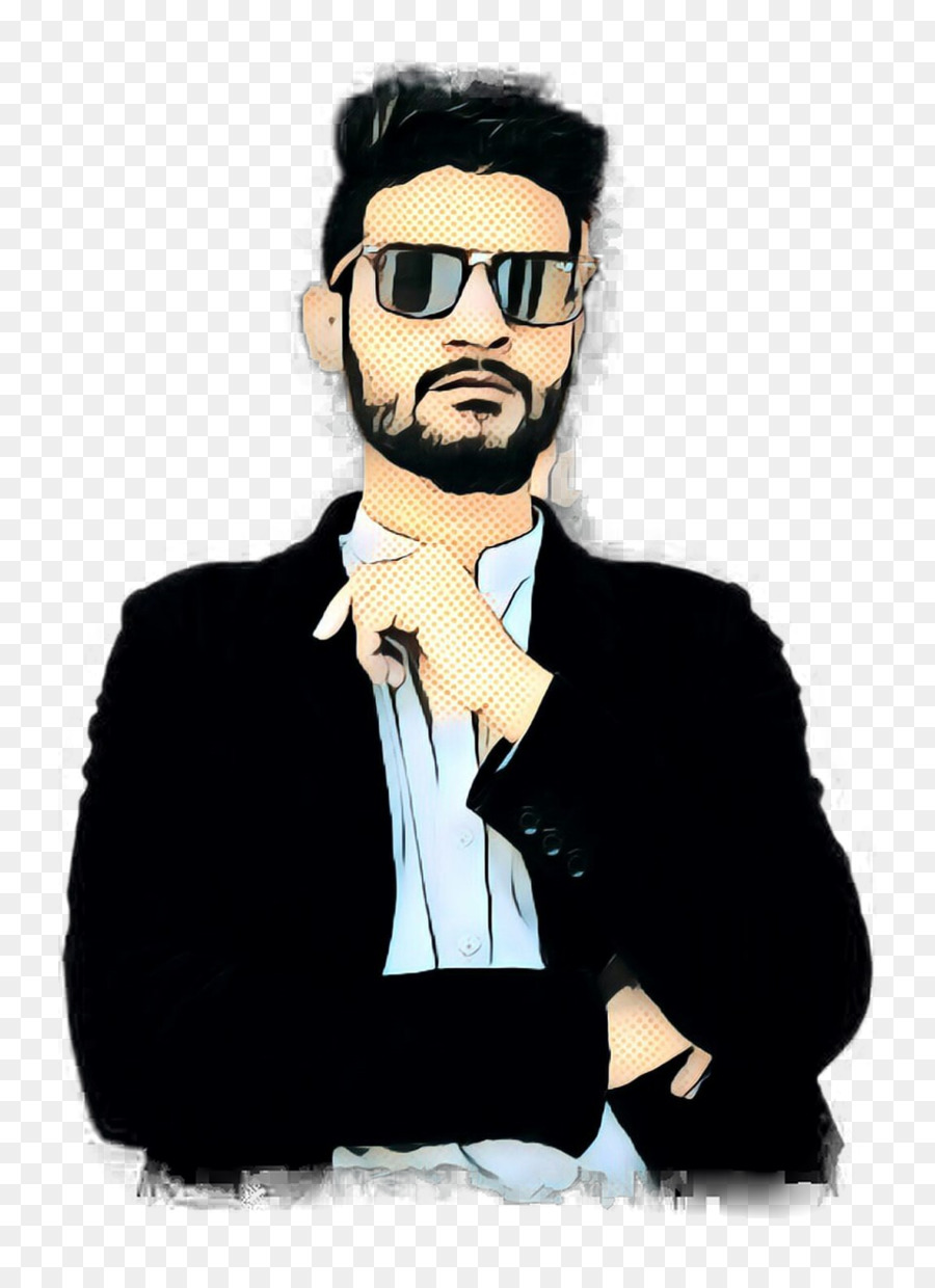 Barba，óculos PNG