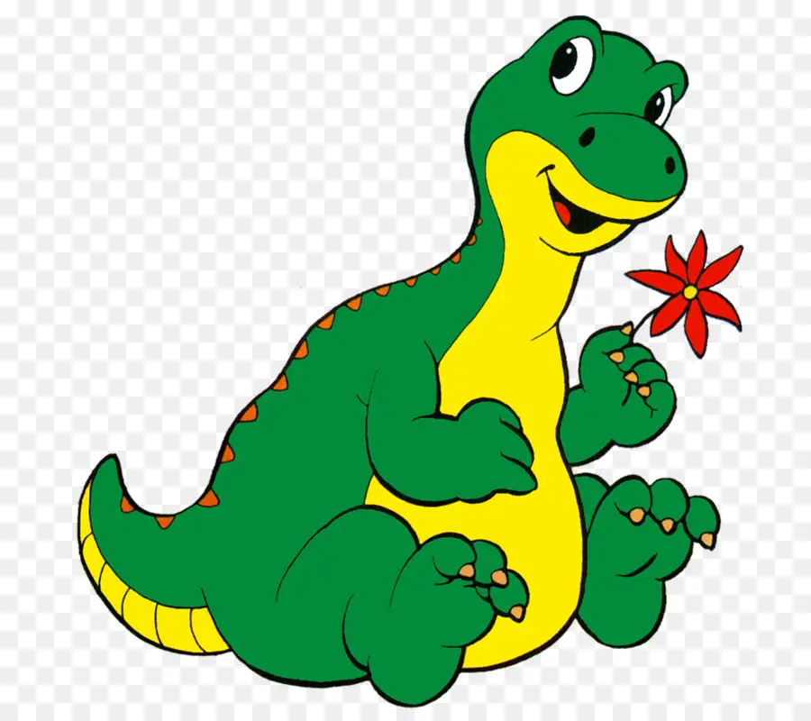 Dinossauro Dos Desenhos Animados，Verde PNG