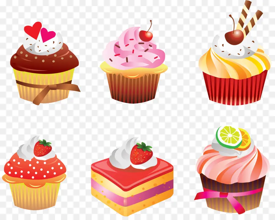 Cupcakes E Pirulitos，Doces PNG