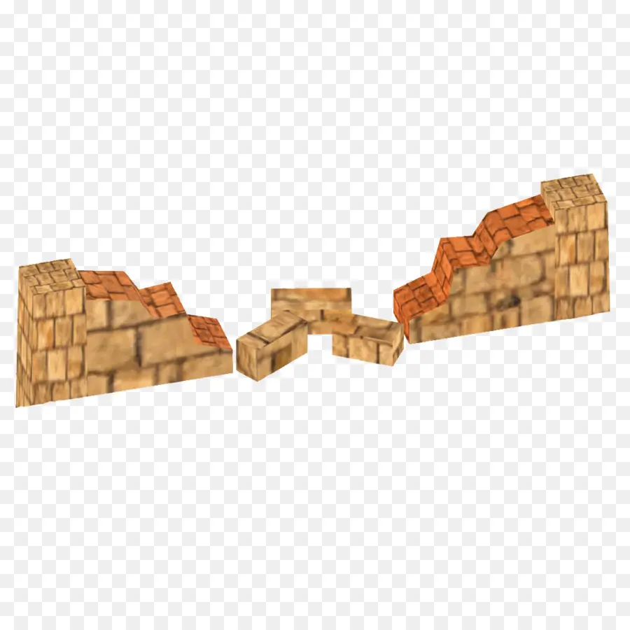 Parede Quebrada，Tijolos PNG