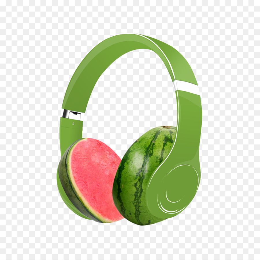 Fones De Ouvido，Verde PNG