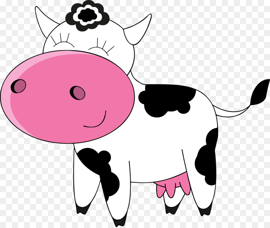 Vaca De Desenho Animado，Pontos PNG