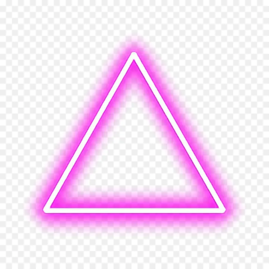 Triângulo，Neon PNG