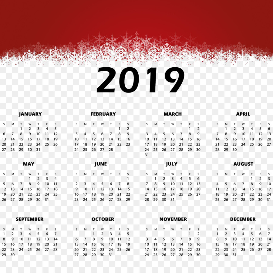 Calendário，Ano Novo PNG