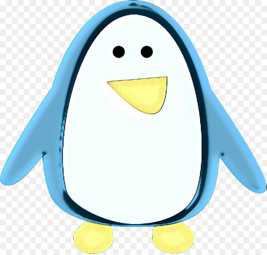 Pinguim，Azul PNG