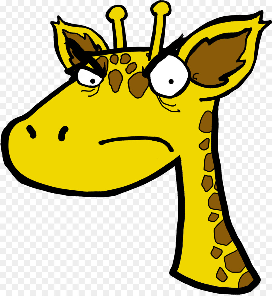 Girafa De Desenho Animado，Girafa PNG