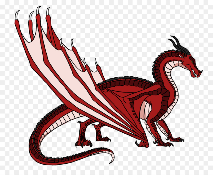 Dragão Vermelho，Asas PNG