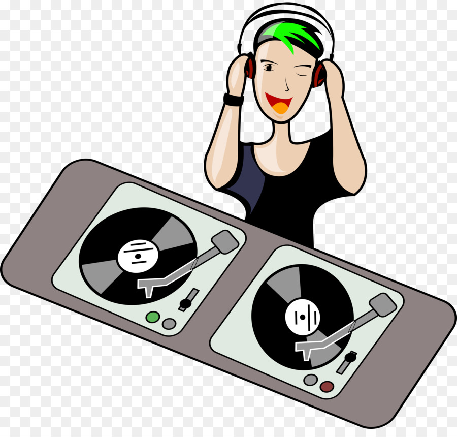 Disc Jockey，Cartoon PNG