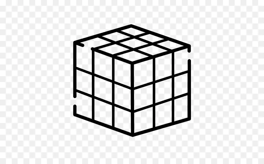 Livro De Colorir，Rubiks Cube PNG