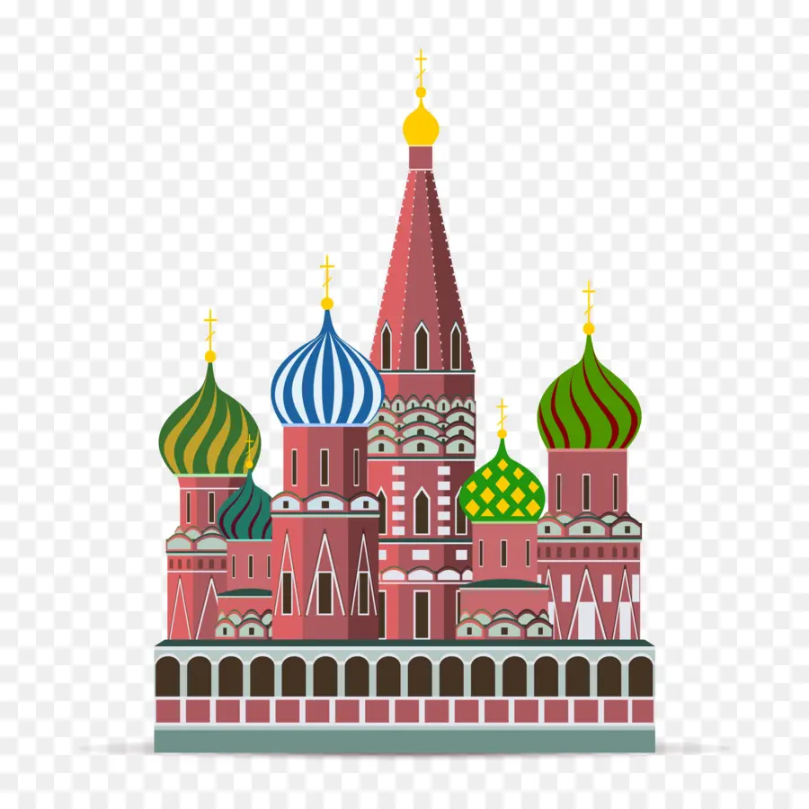 St Basils，Kremlin De Moscow PNG