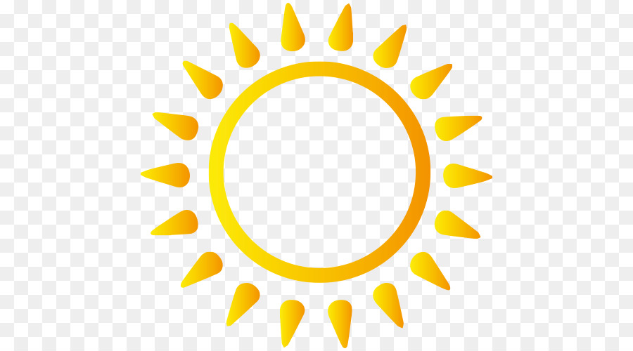 Ilustração Do Sol，Amarelo PNG