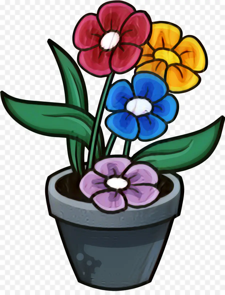 Desenho，Flowerpot PNG