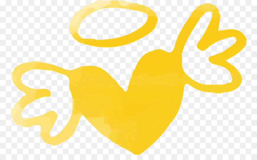 Coração Amarelo，Amor PNG