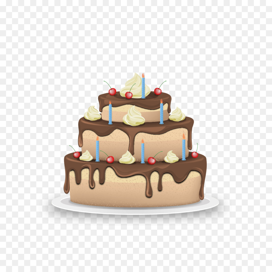 Bolo De Aniversário，Bolo De Chocolate PNG