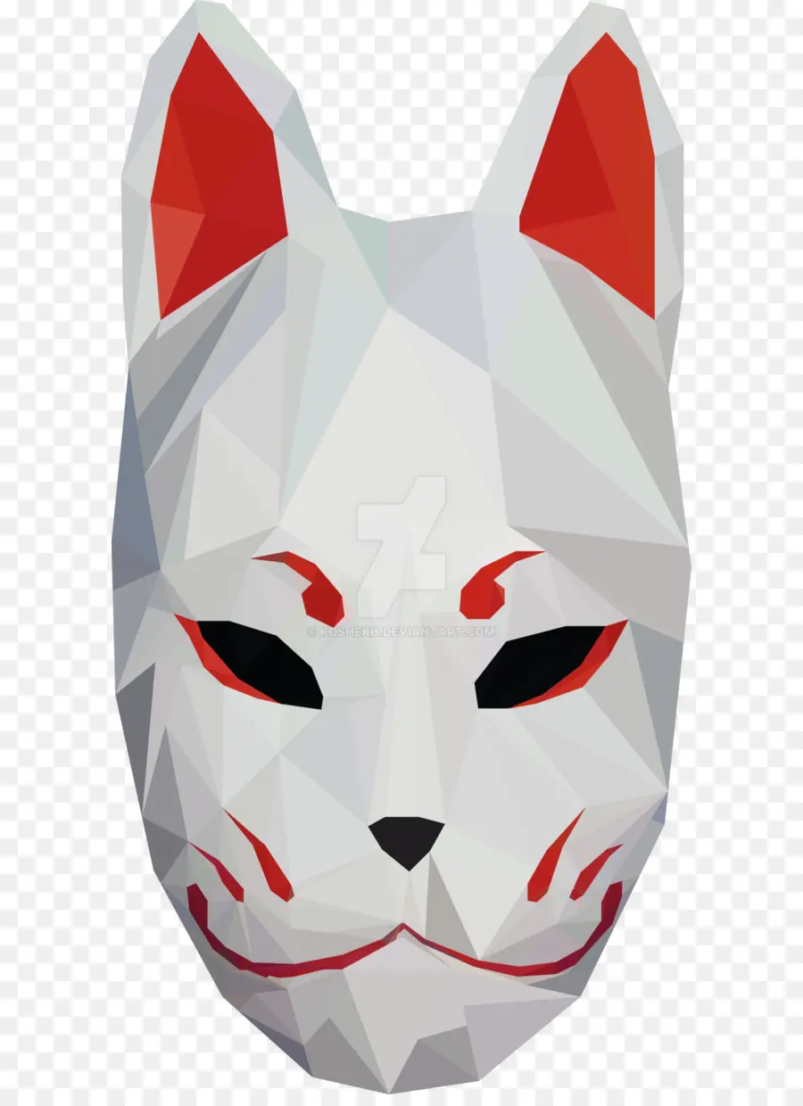 Kitsune，Máscara PNG