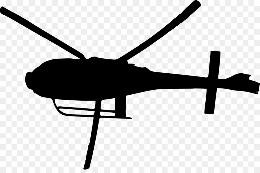 Helicóptero，Silhueta PNG