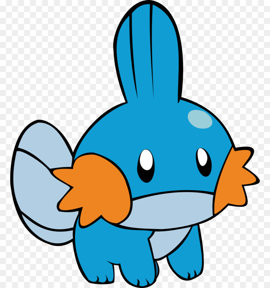 Mudkip，Azul PNG