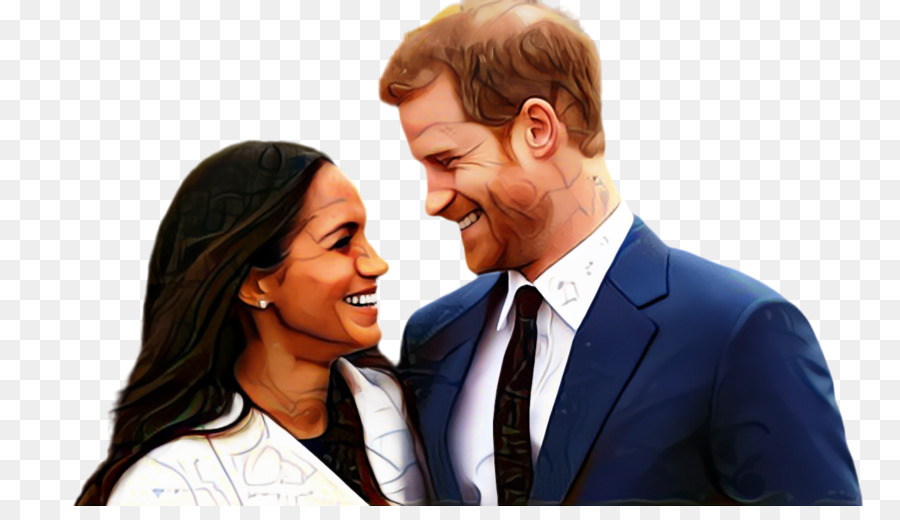 O Príncipe Harry，Meghan Duquesa De Sussex PNG