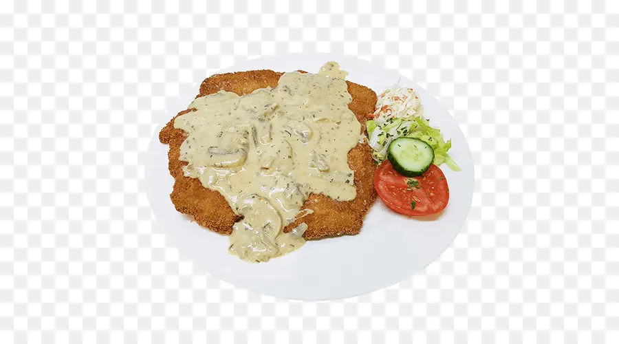 Schnitzel，Batatas Fritas PNG