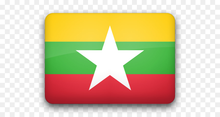 Myanmar Burma，Bandeira De Mianmar PNG