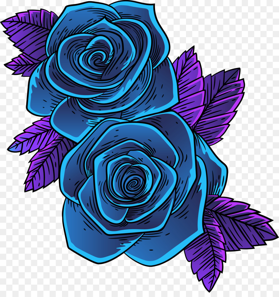 Rosa Azul, As Rosas Do Jardim, Azul png transparente grátis