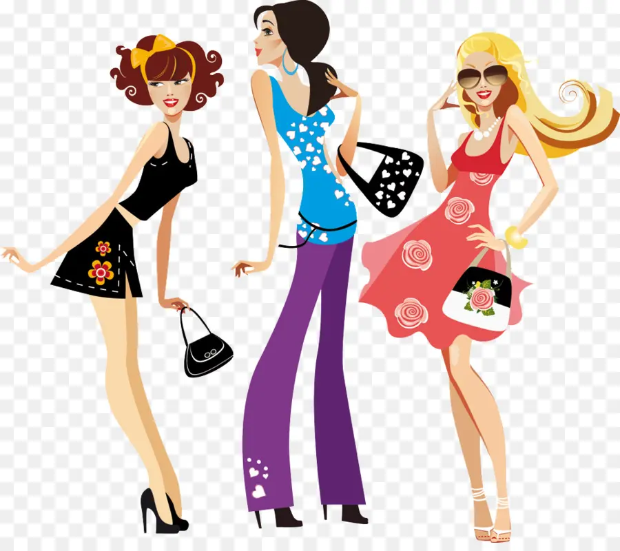 Ilustrações De Moda，Illustrator PNG