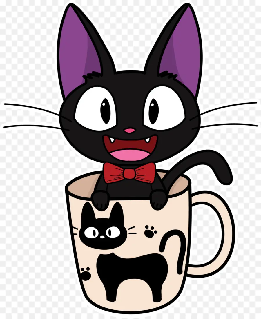 Gato Preto，Xícara PNG