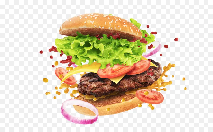 Hamburger，Saudável PNG
