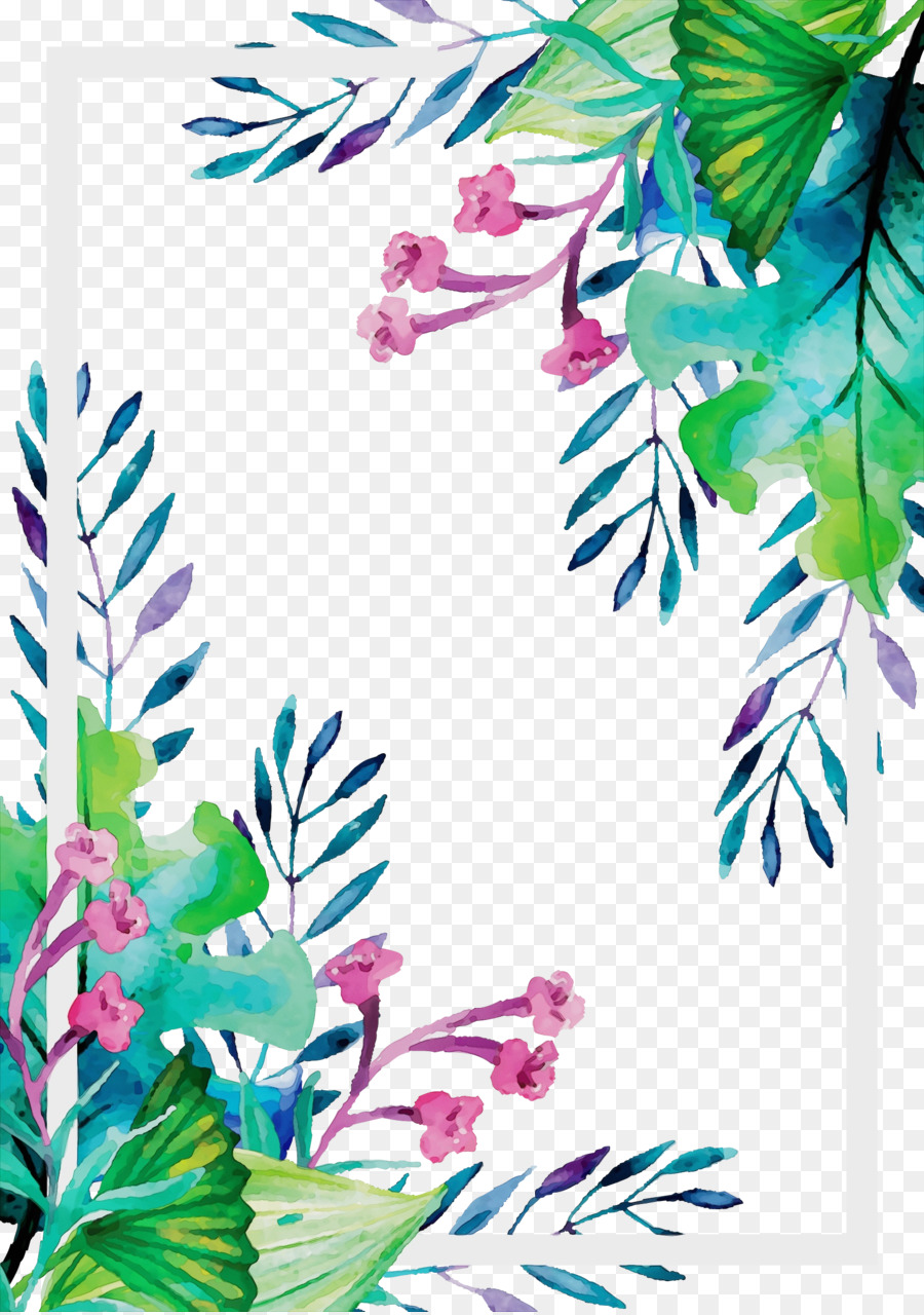 Quadro Tropical，Folhas PNG