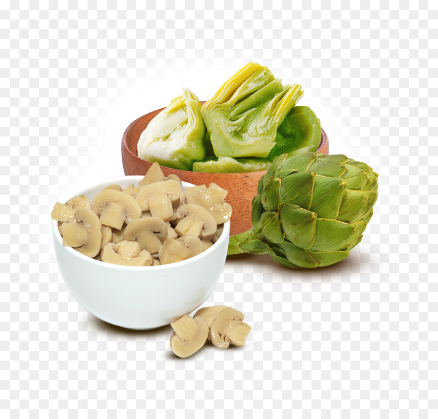 Alcachofras E Cogumelos，Vegetais PNG