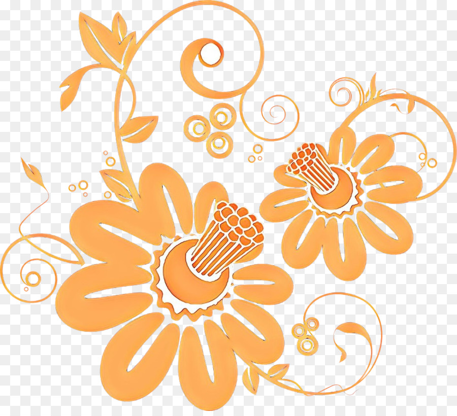 Desenho Floral，Flor PNG