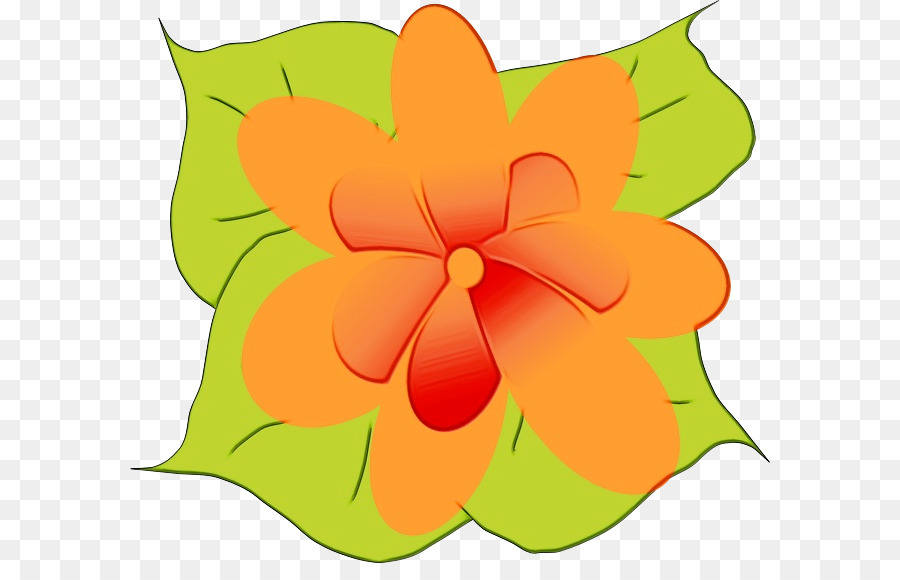 Flores Amarelas，Folhas PNG