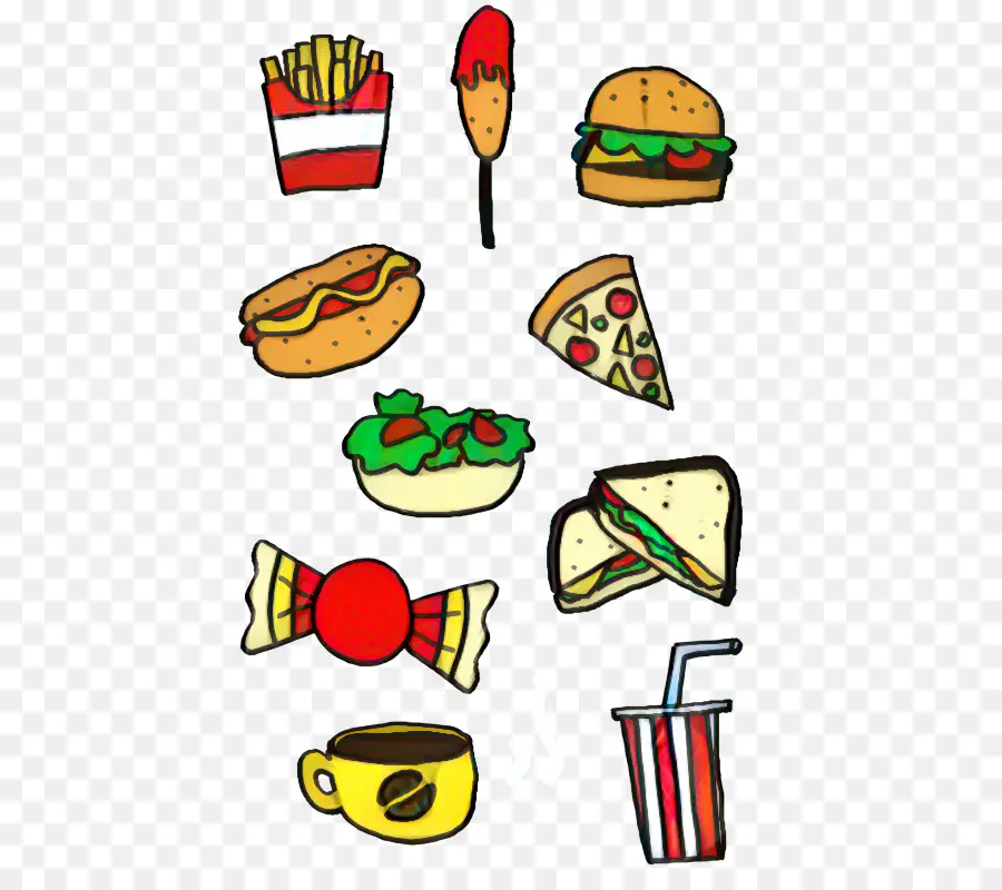 Junk Food，Alimentos PNG