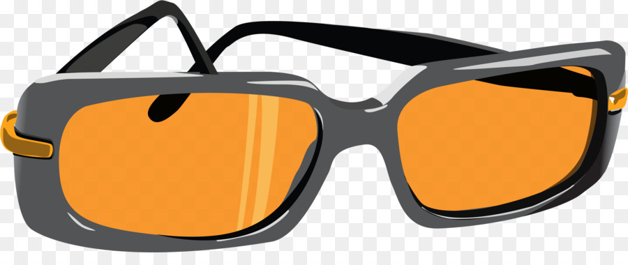 Óculos De Sol Laranja，Óculos PNG