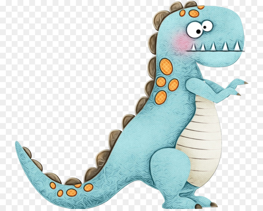 Dinossauro Azul，Desenho Animado PNG