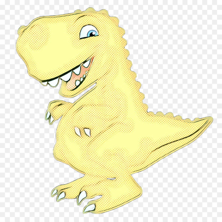 Dinossauro Amarelo，Desenho Animado PNG