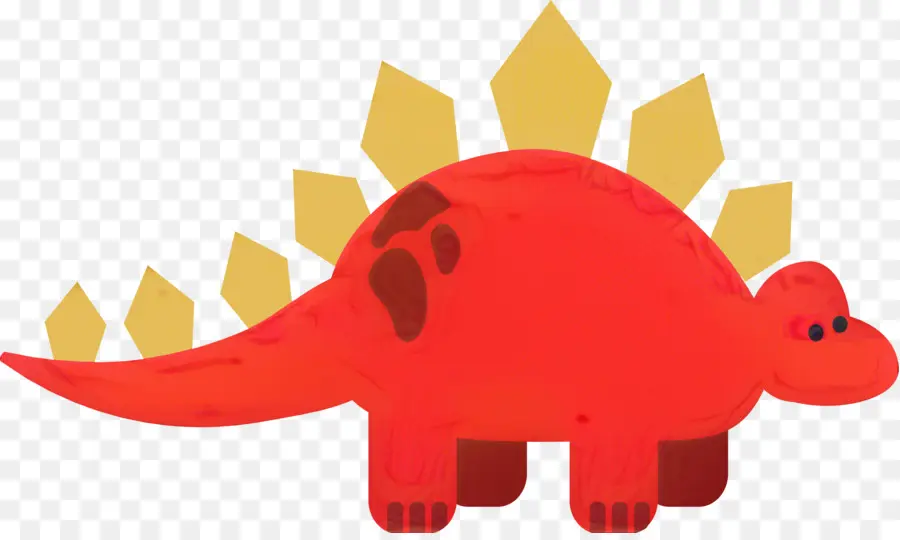 Dinossauro Vermelho，Estegossauro PNG