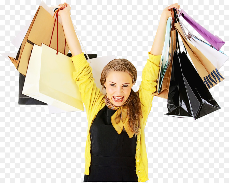 Sacolas De Compras，Mulher PNG