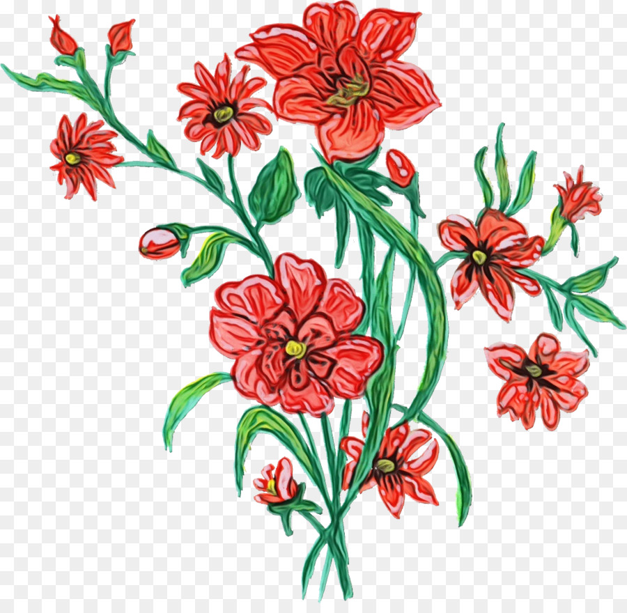 Flores Vermelhas，Lírio PNG