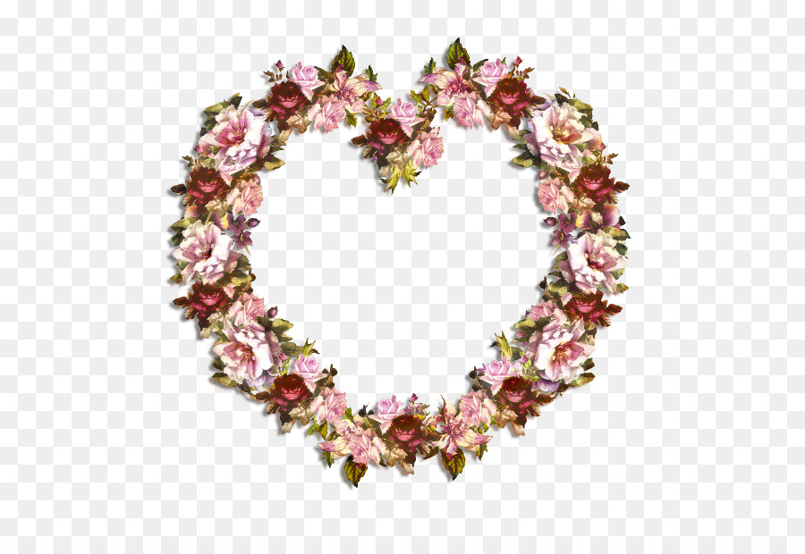 Coração De Flores，Amor PNG