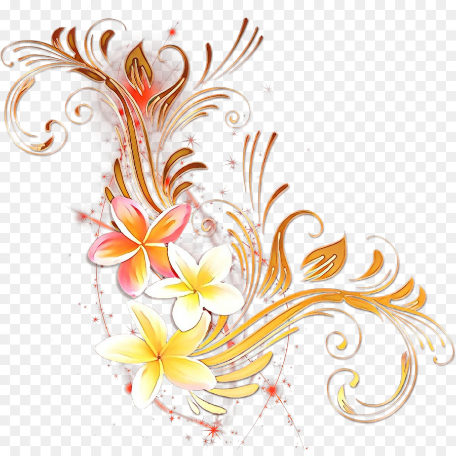 Desenho Floral，Flores PNG