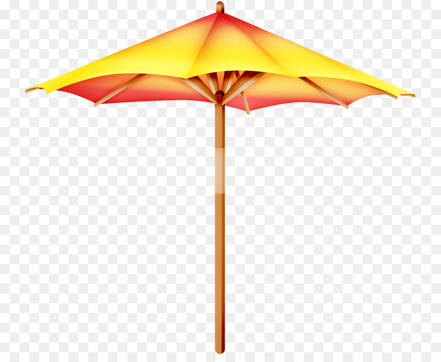 Amarelo，Guarda Chuva PNG