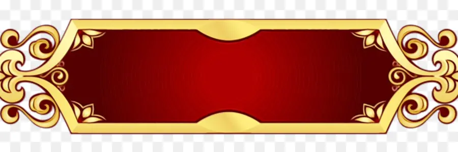 Moldura Decorativa，Vermelho PNG