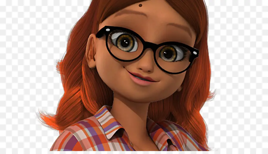 Garota Animada Com óculos，Garota PNG