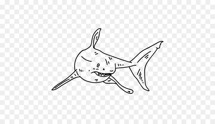 Tubarão，Desenho PNG