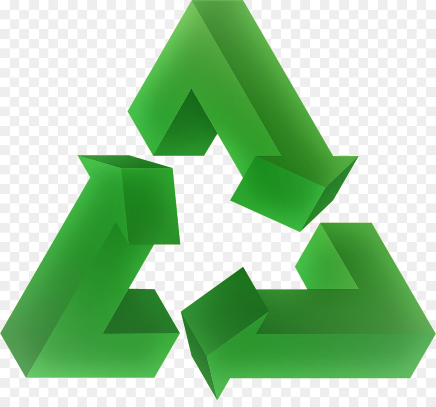 Reciclar，Verde PNG