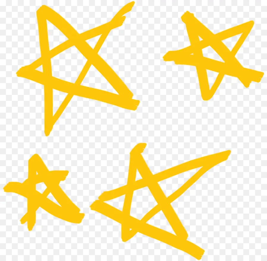 Estrelas，Amarelo PNG